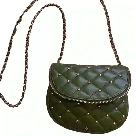 Women's Crossbody Small Green‎ Bag Poppie Jones Excellent condition - Picture 1 of 12